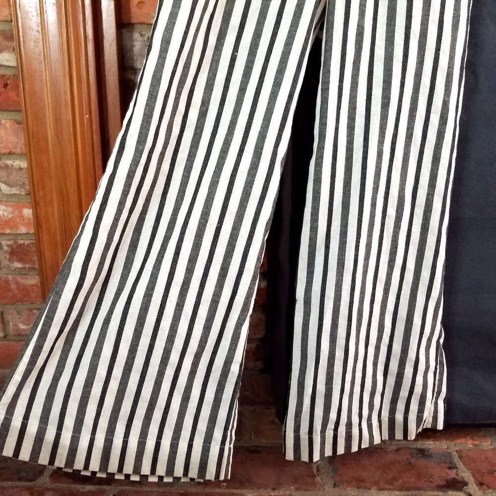 Momni Striped Open Back Tied Jumpsuit - Picture 6 of 8